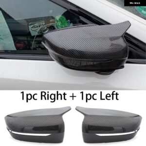 BMW ホワイトサイドミラー カバー キャップカーボン 3 4 5 7 8シリーズ G11 G12 G14 G15 G16 G22 G23 G24 G30 G31 G38 G20 G28 - 1 pair Carbon look