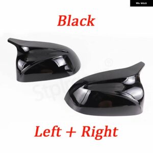BMW カーボンパターンブラックバックミラー カバー X3 G01 X4 G02 X5 G05 X7 G07 X6 G06 2018-2023 サイドウイングオーバーレイ - black