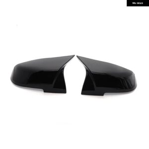 BMW 2個 バックミラー カバー キャップカーボンブラック シリーズ 1 2 3 4 X M 220I 328I 420I F20 F21 F22 F23 F30 F32 F33 F36 X1 - Black Horn