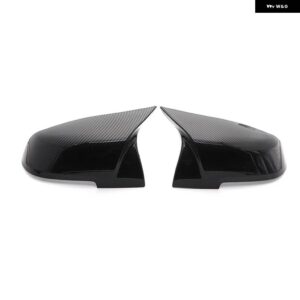 BMW 2個 バックミラー カバー キャップカーボンブラック シリーズ 1 2 3 4 X M 220I 328I 420I F20 F21 F22 F23 F30 F32 F33 F36 X1 - Carbon Fiber Horn