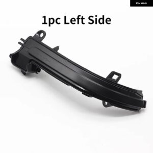 BMW ダイナミック スクロール ブラック LED ターン シグナル ライト ミラー インジケーター ウインカー ライト 3シリーズ F30 F31 320I 328I 330I 335I - 1pc Left Side