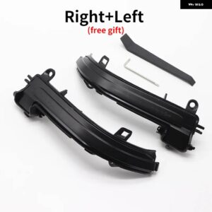 BMW ダイナミック スクロール ブラック LED ターン シグナル ライト ミラー インジケーター ウインカー ライト 3シリーズ F30 F31 320I 328I 330I 335I - Left and Right