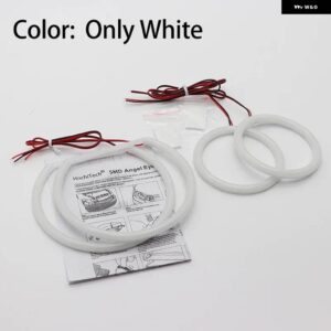 BMW スイッチバック LED エンジェルアイデュアルカラー E66 E65 フェイスリフト 750I 760I 750LI 760LI 2006 2007 2008 - WHITE
