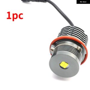 BMW 60ワット CANBUS LED エンジェルアイズ マーカー ライト電球 5シリーズ E39 M5 フェイスリフト 520I 525I 528I 530I 535I 2000-2003 - 1pc White Color