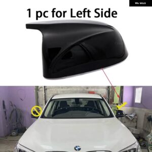 BMW カーボンルックブラックバックミラー サイドミラー カバー キャップ X3 G01 X4 G02 X5 G05 X7 G07 X6 G06 2018-2023 M オーバーレイ - 1pc Left Side Black