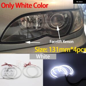 BMW 3シリーズ E46 316I 318I 320D 323I 328I 330I 325XI 330D 1998-2005 優LED コットンエンジェルアイリングデイタイムライト - 3. With Lens W