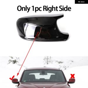 BMW M バックミラー カバー キャップ カーボン / ブラック X3 F25 X1 E84 PRE-LCI 2010-13 ケース - 1PC Right Black