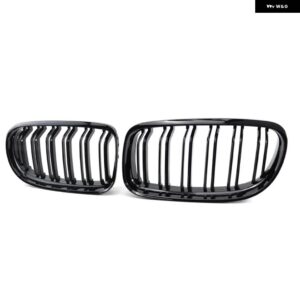 BMW フロントキドニーグリル E90 E91 LCI 3シリーズ セダンワゴン 2009-2012 車交換 レーシンググリル グロスブラック - all black