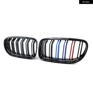 BMW 2個 グロスブラック フロントキドニーダブルスラットグリル 3シリーズ E90 E91 LCI 2009/12/01 - M Look