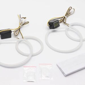BMW SMD LED エンジェルアイ白と黄色 DRL キット E66 E65 フェイスリフト 750I 760I 750LI 760LI 2006-08 - White and yellow