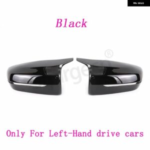 BMW ミラー カバー M サイドミラー カバー キャップ トリム 3 4 5 7 8 I3シリーズ G11 G12 G15 G16 G30 G31 G38 G20 G21 G28 - Black 2pcs
