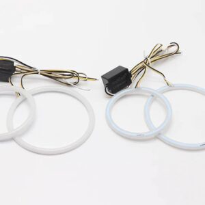 BMW SMD スイッチバック LED エンジェルアイリングキット 1シリーズ E81 E82 E87 E88 2004-2012 キセノン ヘッドライト アクセサリー - White and yellow