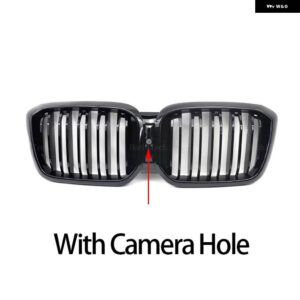 BMW 1ペア M カラー/ グロスブラック フロントバンパー キドニーグリル X3 X4 G01 G02 LCI 2022-2023 - with hole