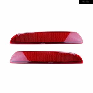 BMW 2個 左右サイド車リアバンパー リフレクター X5 E70 2010-2013 ライトなし - Red