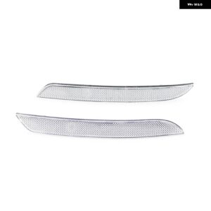 BMW 1ペア リアバンパー リフレクター レンズ 3シリーズ F30 F31 2013-2015/ 4シリーズ F32 F33 2014-2017 右左 - WHITE