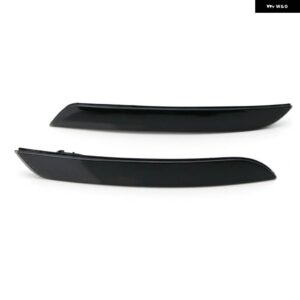 BMW 1ペア リアバンパー リフレクター レンズ 3シリーズ F30 F31 2013-2015/ 4シリーズ F32 F33 2014-2017 右左 - black