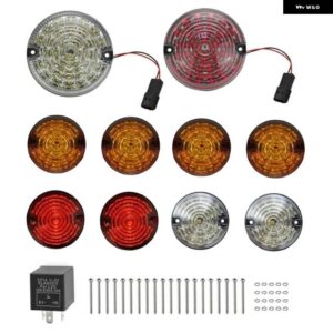 ランドローバー 10ピース /セット LED 車ランプアップグレードキット ディフェンダー 90/110 1983-2016 - Multicolor Shell