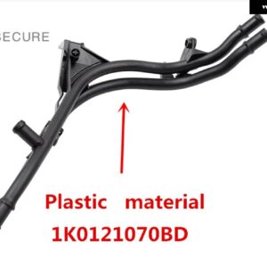 アウディ 1.8 2.0 エンジン 冷却水パイプ ホース A3 Q3 TT VW ビートル ゴルフ ジェッタ パサート CC シャラン ティグアン シュコダ シート 1K0121070BM/BD - Plastic