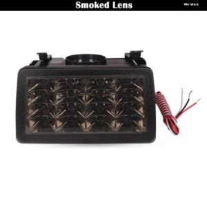 スバル KAIZEN-GT F1 オールインワン ストロボ レッド LED リア フォグライト ブレーキ テールライト 2011-UP WRX/ - smoked　lens