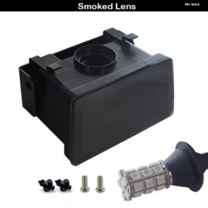スバル F1 オールインワン レッド LED リア フォグライト ブレーキ/テールランプ 取付キット 付き 2011-UP WRX STI イン - smoked　lend