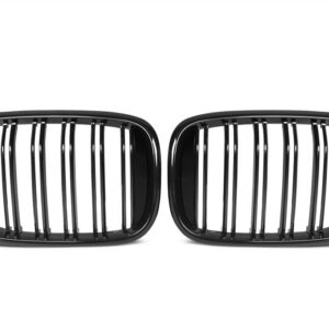 BMW 2 PECIES フロントフード キドニーグリル交換 ABS レーシンググリル X3 X4 G01 G02 G08 2018-2021 アクセサリー - 2 slat gloss black