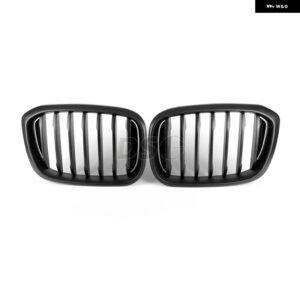 BMW フロントキドニーグリル ABS グロスブラック /マットブラック/M-TRI カラー G01 G02 バンパー レーシンググリル X3 X4 XDRIVE20I XDRIVE30I 2018+ - 1-slat Matt Black