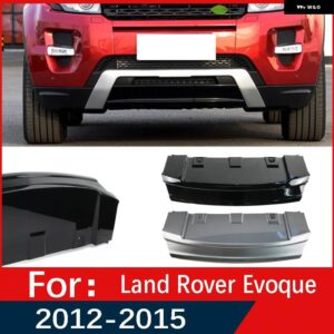 ランドローバー レンジローバーイヴォーク 2010-15 フロントバンパー 牽引フックカバー 牽引アイガードボード - Silver
