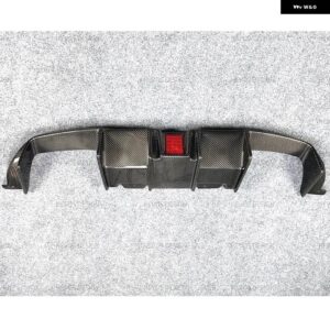 BMW 3ピース /セットカーボンリアディフューザー 2シリーズ F87 M2 M2C ビレット 2016-2018 自動リアスポイラースプリッター - LED Style