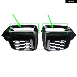 BMW X3 X4 G01 G02 レーシンググリル ハニカムフロント フォグライト ガード フォグランプ カバー グリル 2018-2021 - Gery light