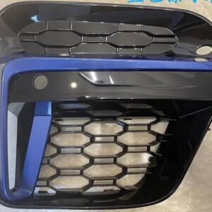BMW X3 X4 G01 G02 レーシンググリル ハニカムフロント フォグライト ガード フォグランプ カバー グリル 2018-2021 - blue not light