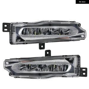 BMW X3 X4 G01 G02 レーシンググリル ハニカムフロント フォグライト ガード フォグランプ カバー グリル 2018-2021 - light 2pcs