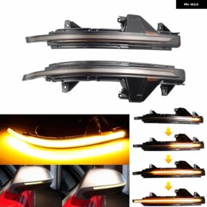 アウディ ダイナミック ウインカー ミラー ライト A7 S7 RS7 2011 2013-17 LED ウインカー シーケンシャル インジケーター - Dynamic Yellow
