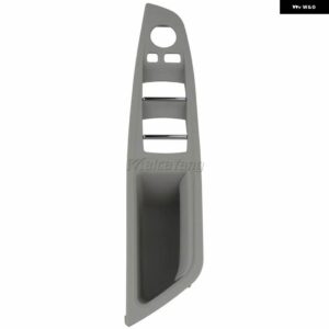 BMW ABS 自動インナードアハンドルパネルプル トリム カバー 5シリーズ F10 F11 520D 530D 535I 550I 51417225857 - GRAY