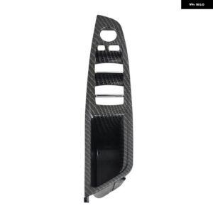 BMW ABS 自動インナードアハンドルパネルプル トリム カバー 5シリーズ F10 F11 520D 530D 535I 550I 51417225857 - CARBON