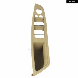 BMW ABS 自動インナードアハンドルパネルプル トリム カバー 5シリーズ F10 F11 520D 530D 535I 550I 51417225857 - beige