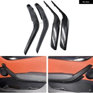 BMW インテリア インナードアプルキャリアカバー ハンドル トリム X1 E84 16D/16I/18D/20D 2008-16 - Carbon Fiber Set