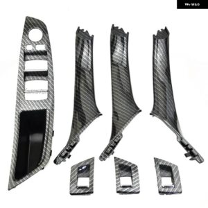BMW 7個 カーボン インテリア ドア プルハンドル 5シリーズ F10 F18 2011 2012 - 2014-16 RHD LHD インテリア ハンドル - LHD Carbon SET