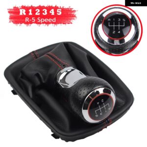 アウディ 6スピード ハンドルレザー シフター ギア シフトノブ ブーツカバー ダストカバー A4 B6 8E 2000-2004 A6 C5 4B 1997-2005 - R-5 Speed