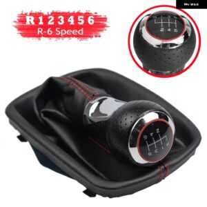 アウディ 6スピード ハンドルレザー シフター ギア シフトノブ ブーツカバー ダストカバー A4 B6 8E 2000-2004 A6 C5 4B 1997-2005 - R-6 Speed