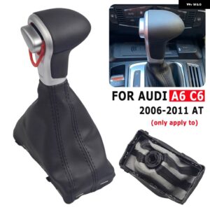 アウディ シフトノブ A6 C6 A4 B8 A5 Q5 2009-14 ギア シフトノブ ブーツ - A6 C6