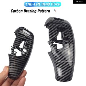 BMW F20 F22 F30 F35 F32 F36 F10 F18 F07 F06 F01 F02 X3 X4 F25 F15 F16 LHD RHD ABS カーボン ギアシフト レバー ノブ カバー - LHD ABS Carbon Fiber