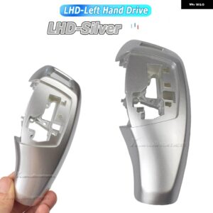 BMW F20 F22 F30 F35 F32 F36 F10 F18 F07 F06 F01 F02 X3 X4 F25 F15 F16 LHD RHD ABS カーボン ギアシフト レバー ノブ カバー - LHD-Silver