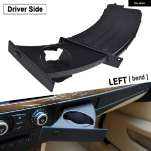 BMW フロントドリンクカップホルダー OEM 5シリーズ E60 E61 M5 525I 528I 530I 535I 550I 2004-2010 51459125622 - Black Left Bend
