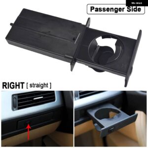 BMW フロントドリンクカップホルダー OEM 5シリーズ E60 E61 M5 525I 528I 530I 535I 550I 2004-2010 51459125622 - Black Right Straight