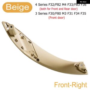 BMW インナードアハンドル トリム プルグラブパネル F30 F31 LCI 3シリーズ F80 M3 F32 F34 F35 F36 F82 M4 316D 316I 318D 320D 320DX - Front Right Beige