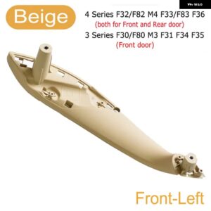 BMW インナードアハンドル トリム プルグラブパネル F30 F31 LCI 3シリーズ F80 M3 F32 F34 F35 F36 F82 M4 316D 316I 318D 320D 320DX - Front Left Beige