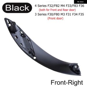 BMW インナードアハンドル トリム プルグラブパネル F30 F31 LCI 3シリーズ F80 M3 F32 F34 F35 F36 F82 M4 316D 316I 318D 320D 320DX - Front Right Black
