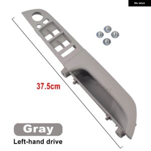 BMW アップグレード左右ハンドル用席側インナードアハンドルパネル トリム ベージュブラック 3シリーズE90 E91 316 318 320 325 328I 2004-2012 - Gray 37.5 High-LHD