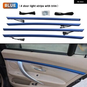 BMW 車内ドア アンビエントライト 2色 装飾ムードランプ 3シリーズ F30 2012-18 - Blue