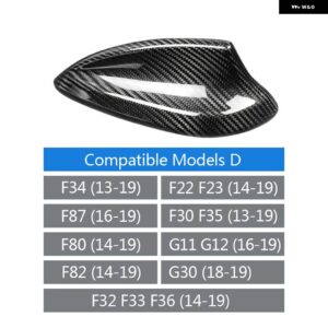 BMW カーボンアンテナふかひれエアリアル トリム カバー スタイリング F22 F23 F30 F32 M2 M3 M4 G30 G11 F10 F11 E90 E92 - Model D